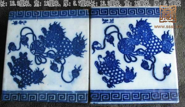 光绪青花双狮纹瓷枕 (2).JPG