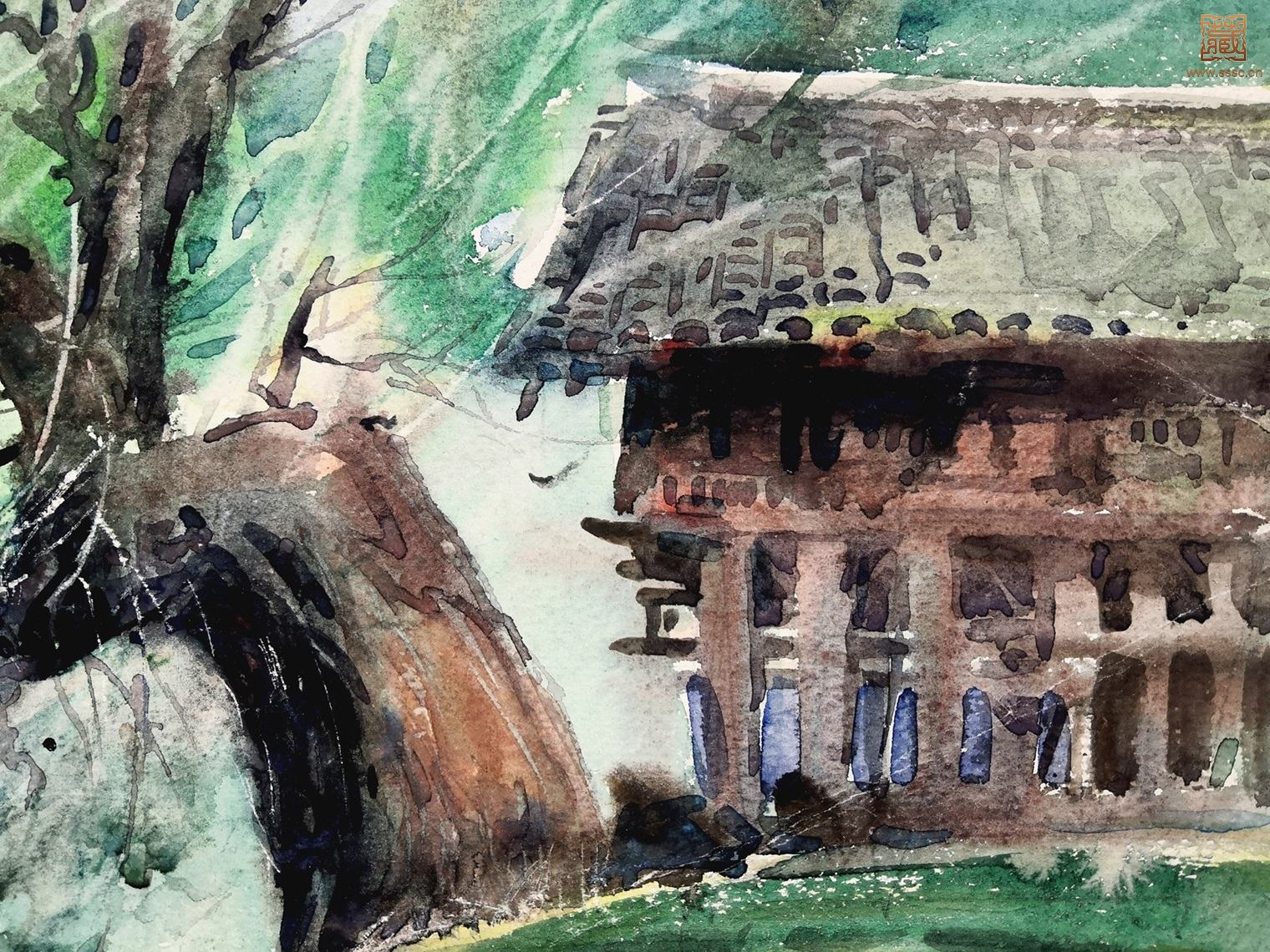 290  史亦芳《古槐树下》局部之一.jpg