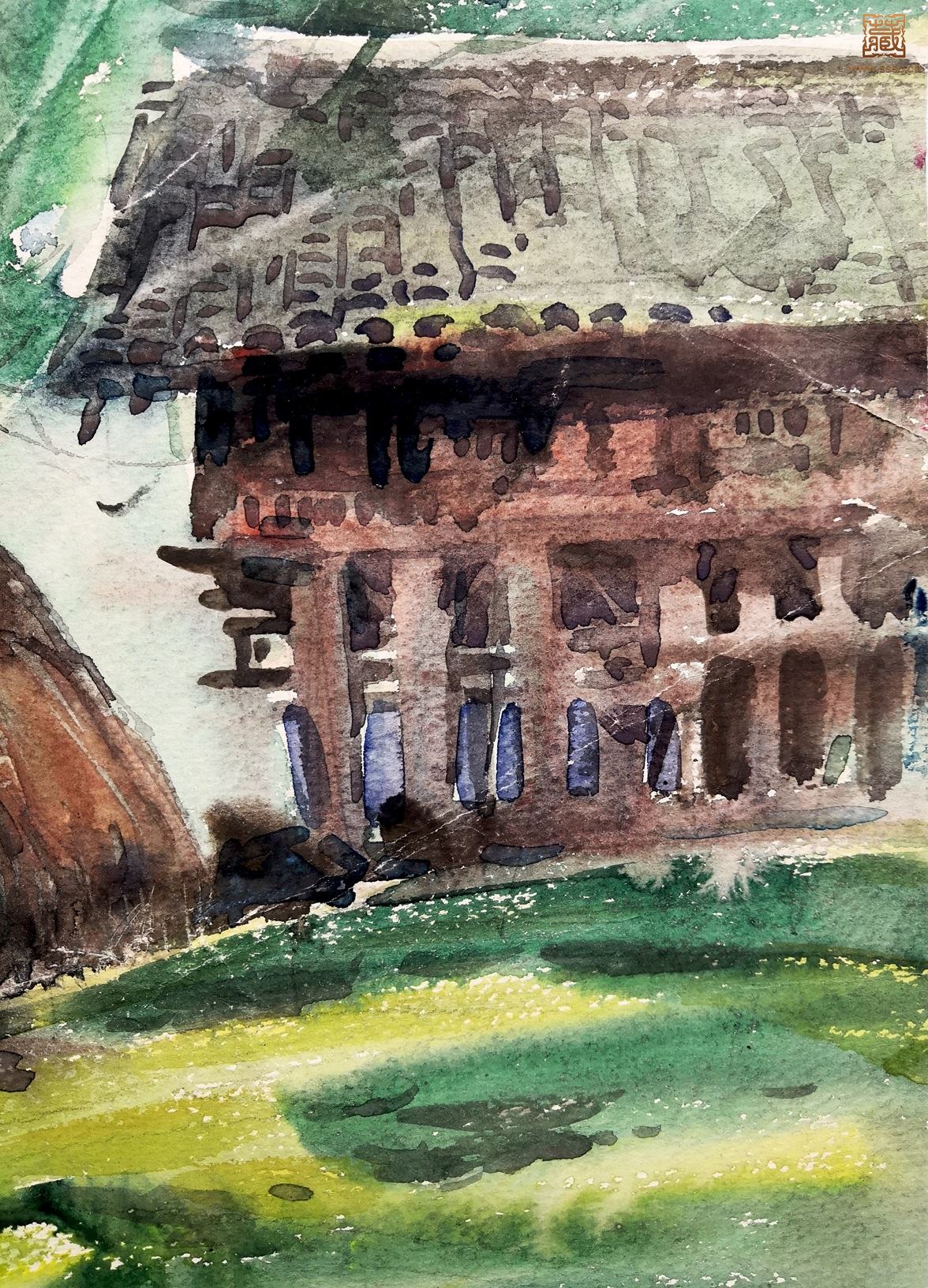 290  史亦芳《古槐树下》局部之二.jpg