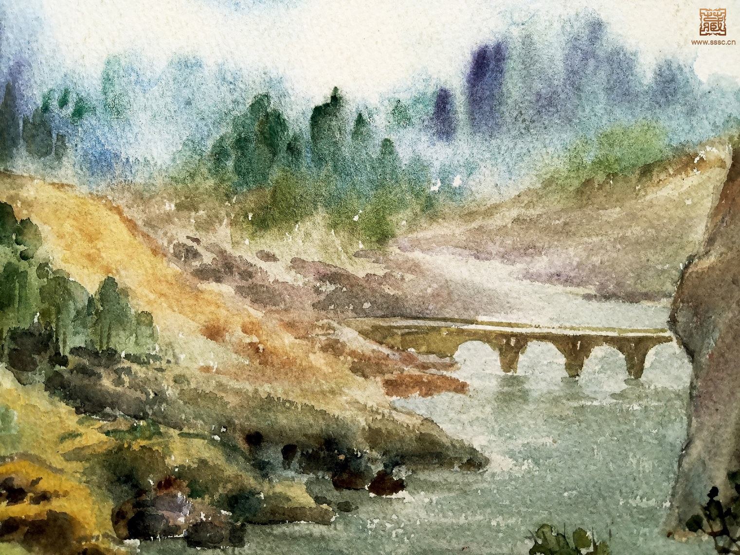 287  詹同《青山远黛》局部之二.jpg