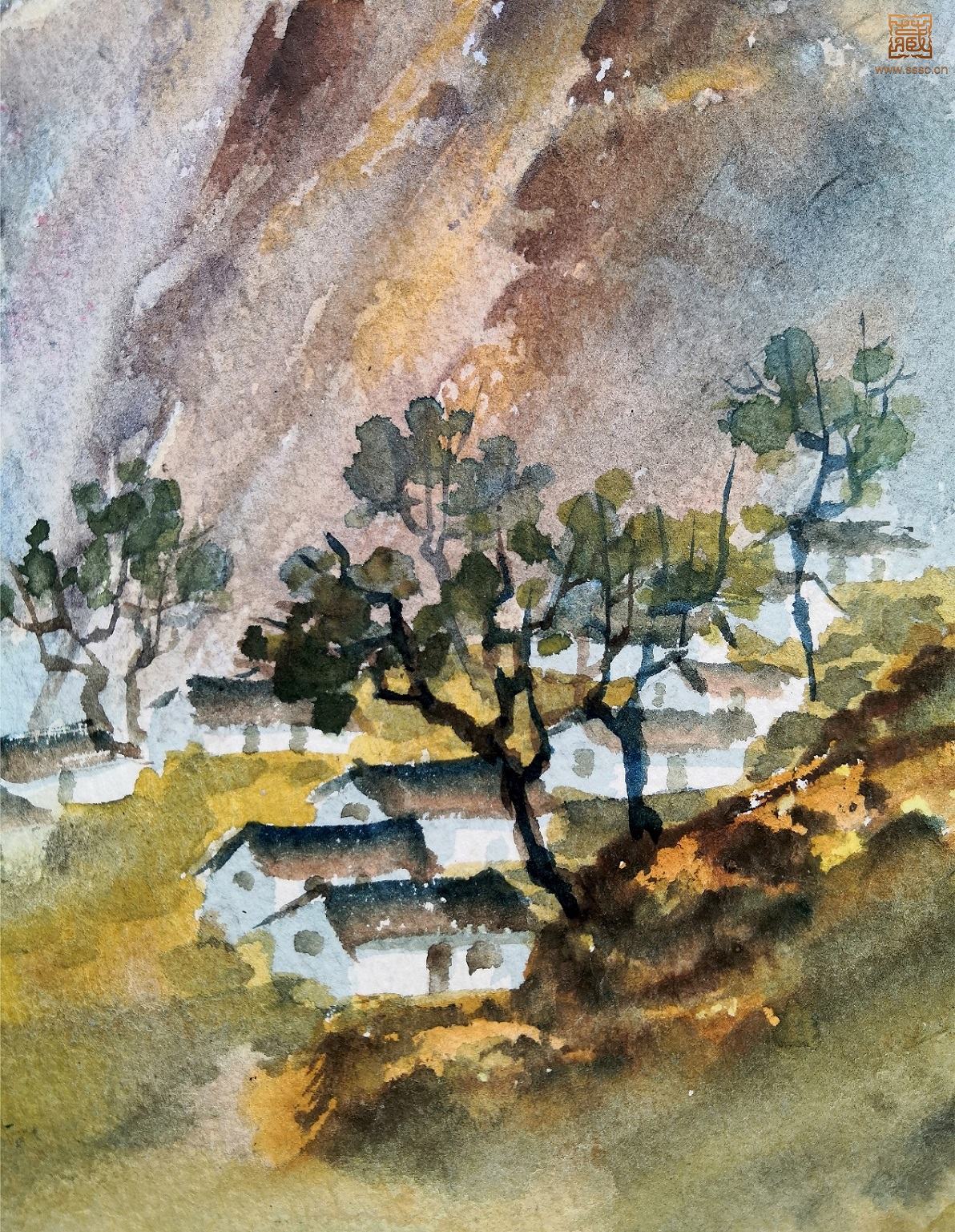 287  詹同《青山远黛》局部之五.jpg