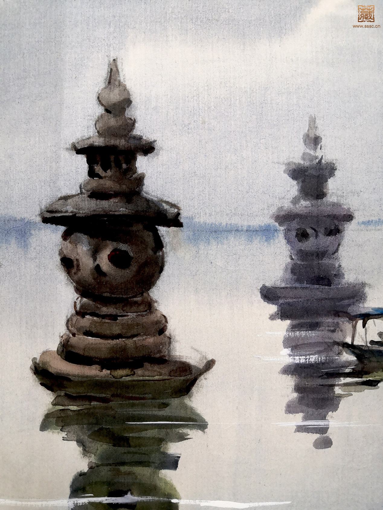 284  何志生《三潭印月》局部之二.jpg