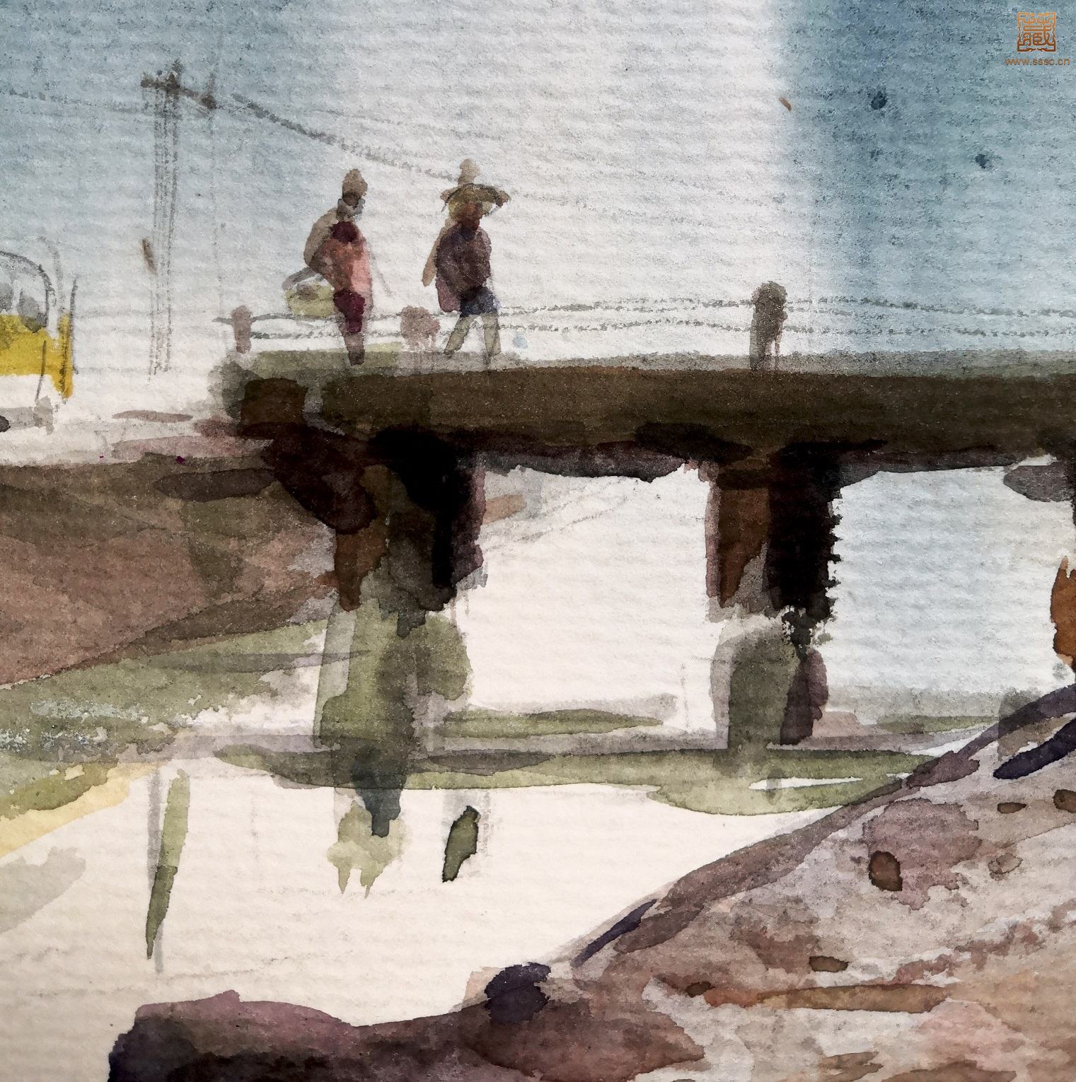 283  何志生《山区之晨》局部之五.jpg