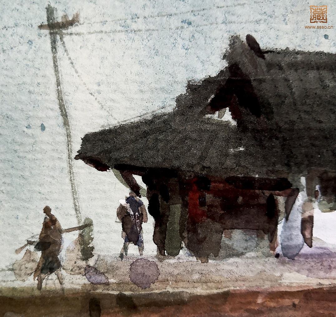 283  何志生《山区之晨》局部之七.jpg