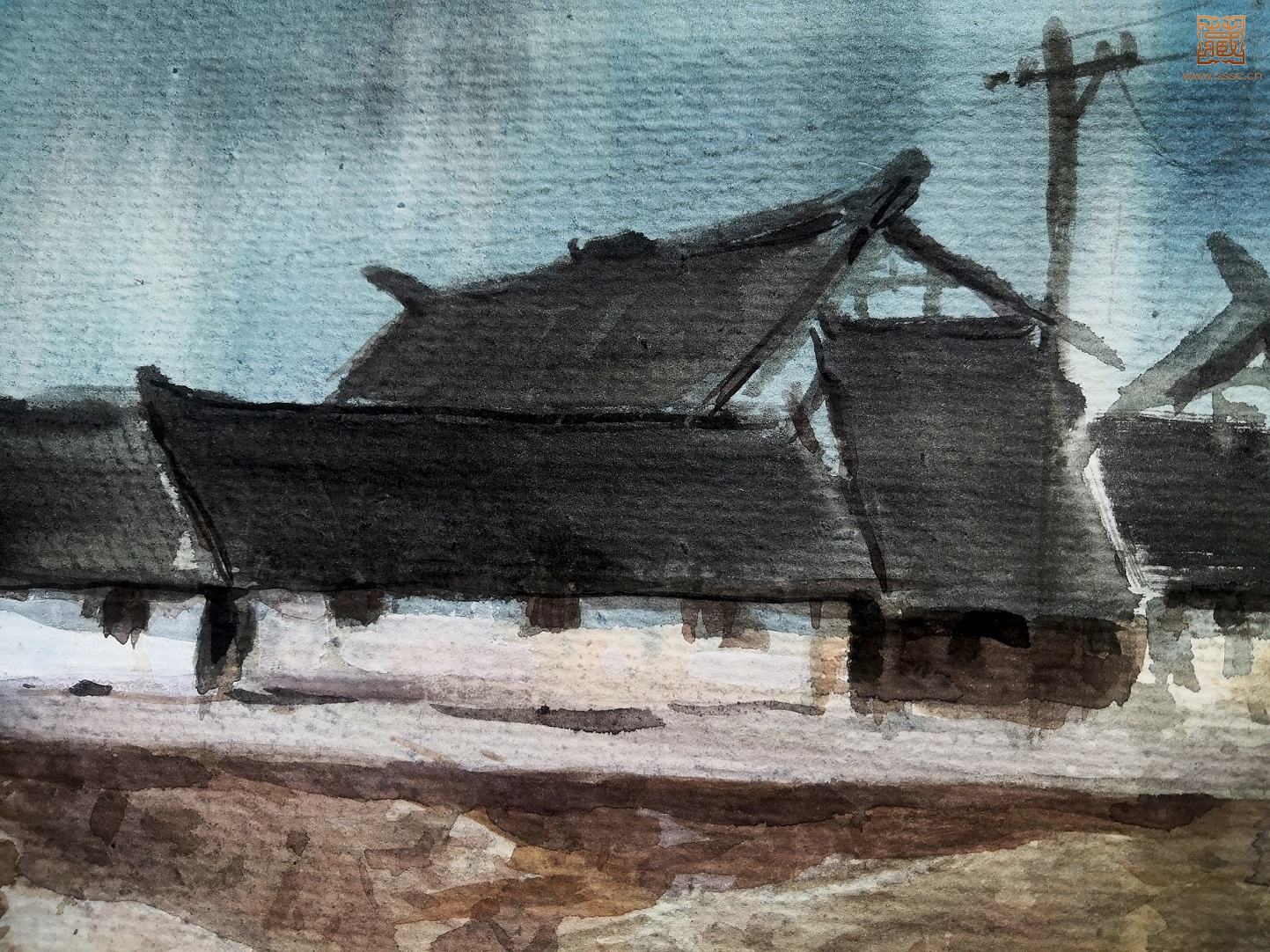 283  何志生《山区之晨》局部之八.jpg