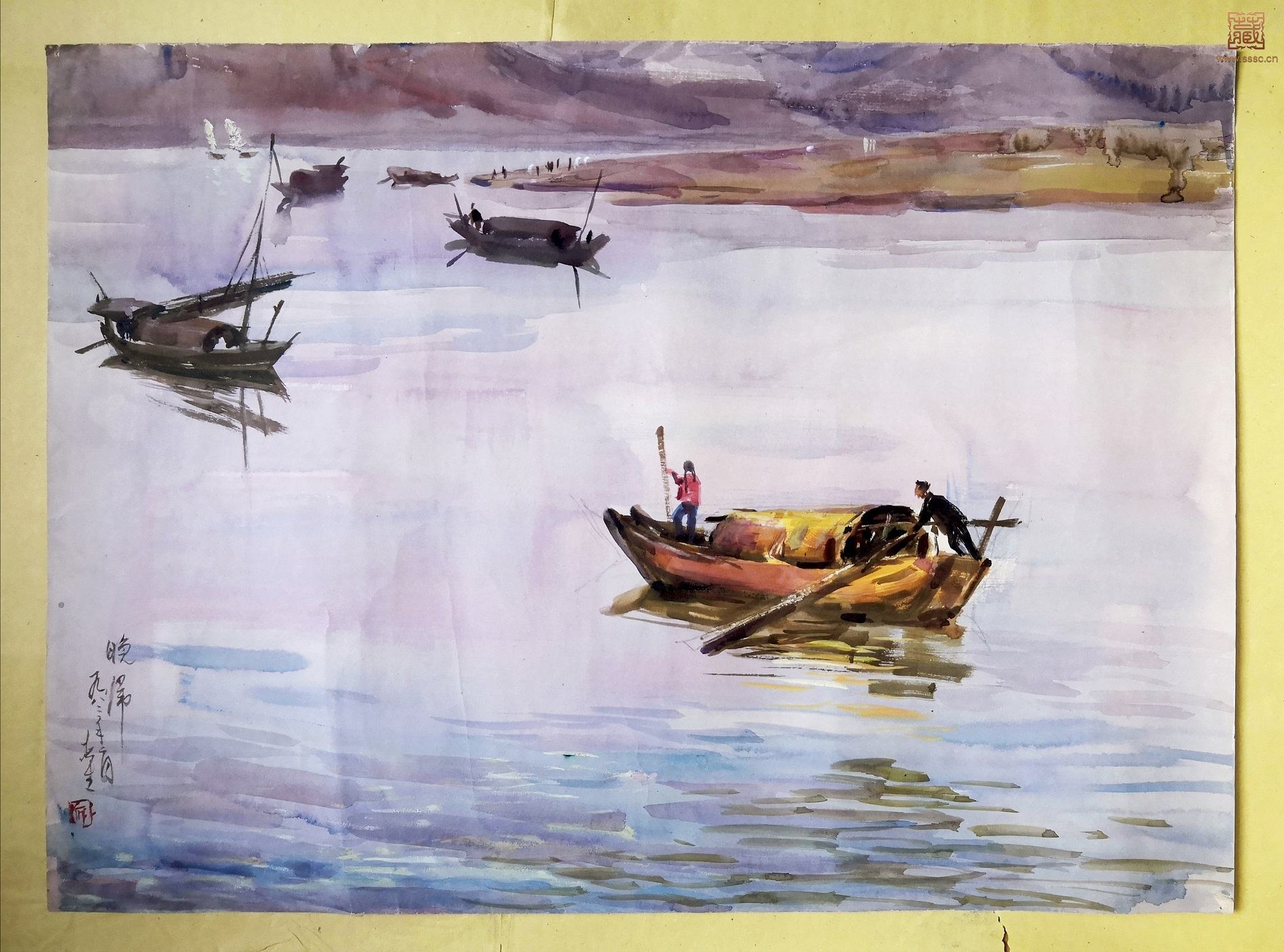 282  何志生《晚归》.jpg