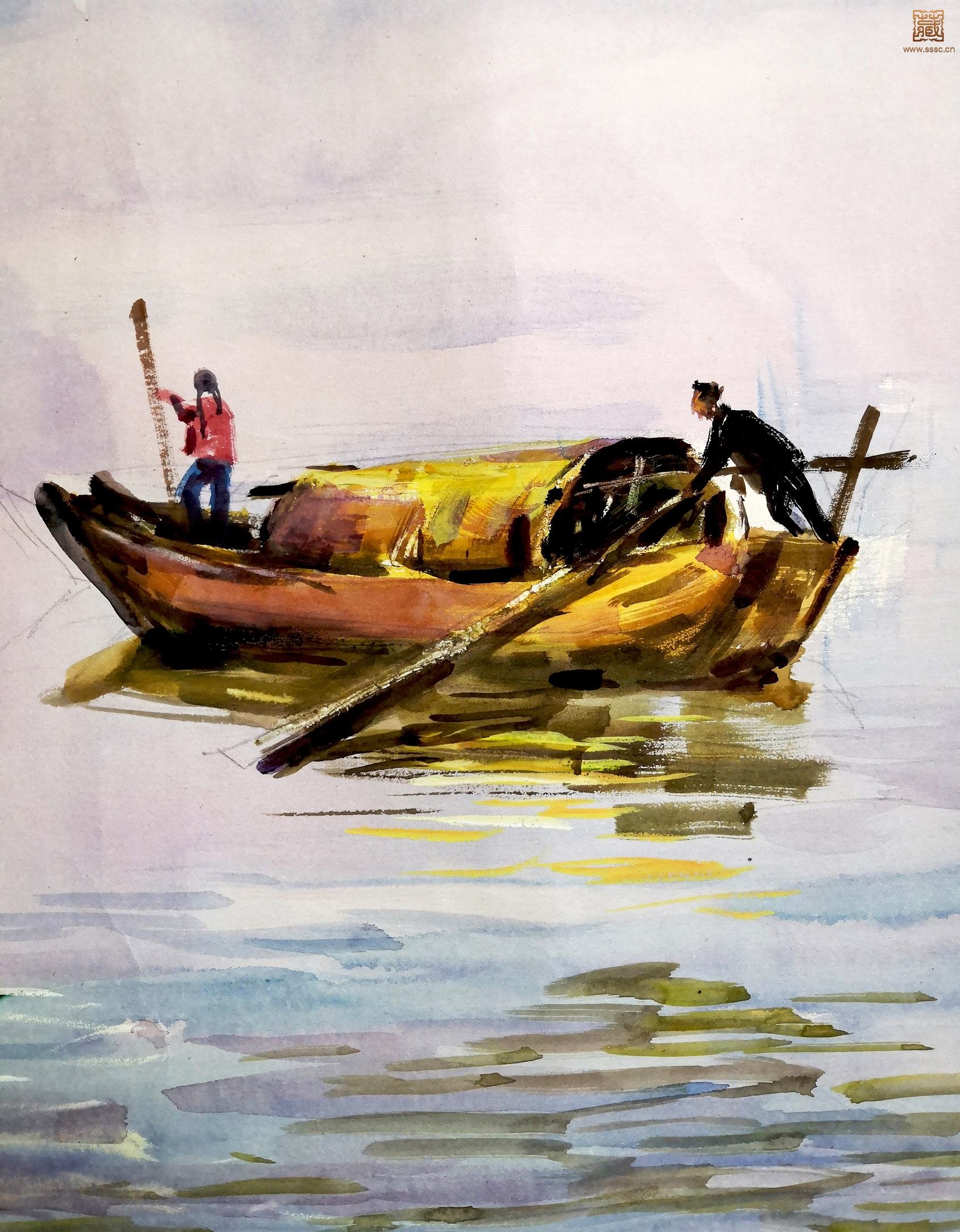 282  何志生《晚归》局部之一.jpg