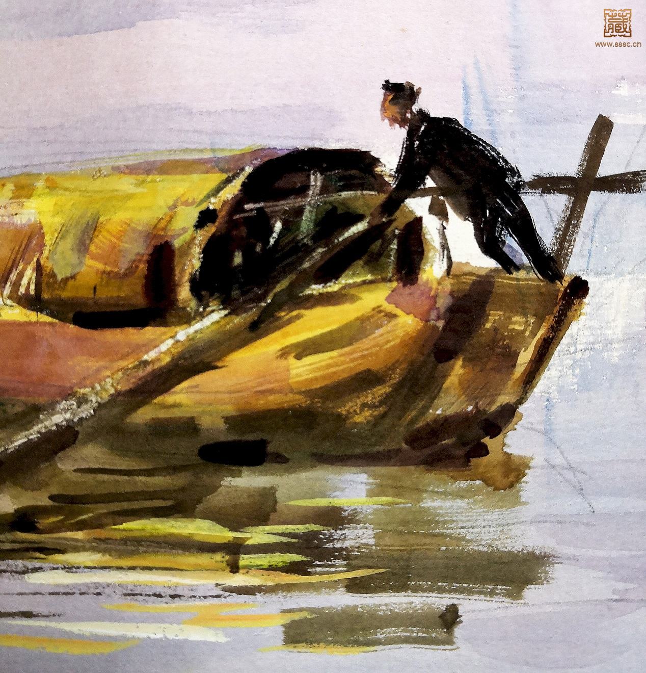 282  何志生《晚归》局部之三.jpg