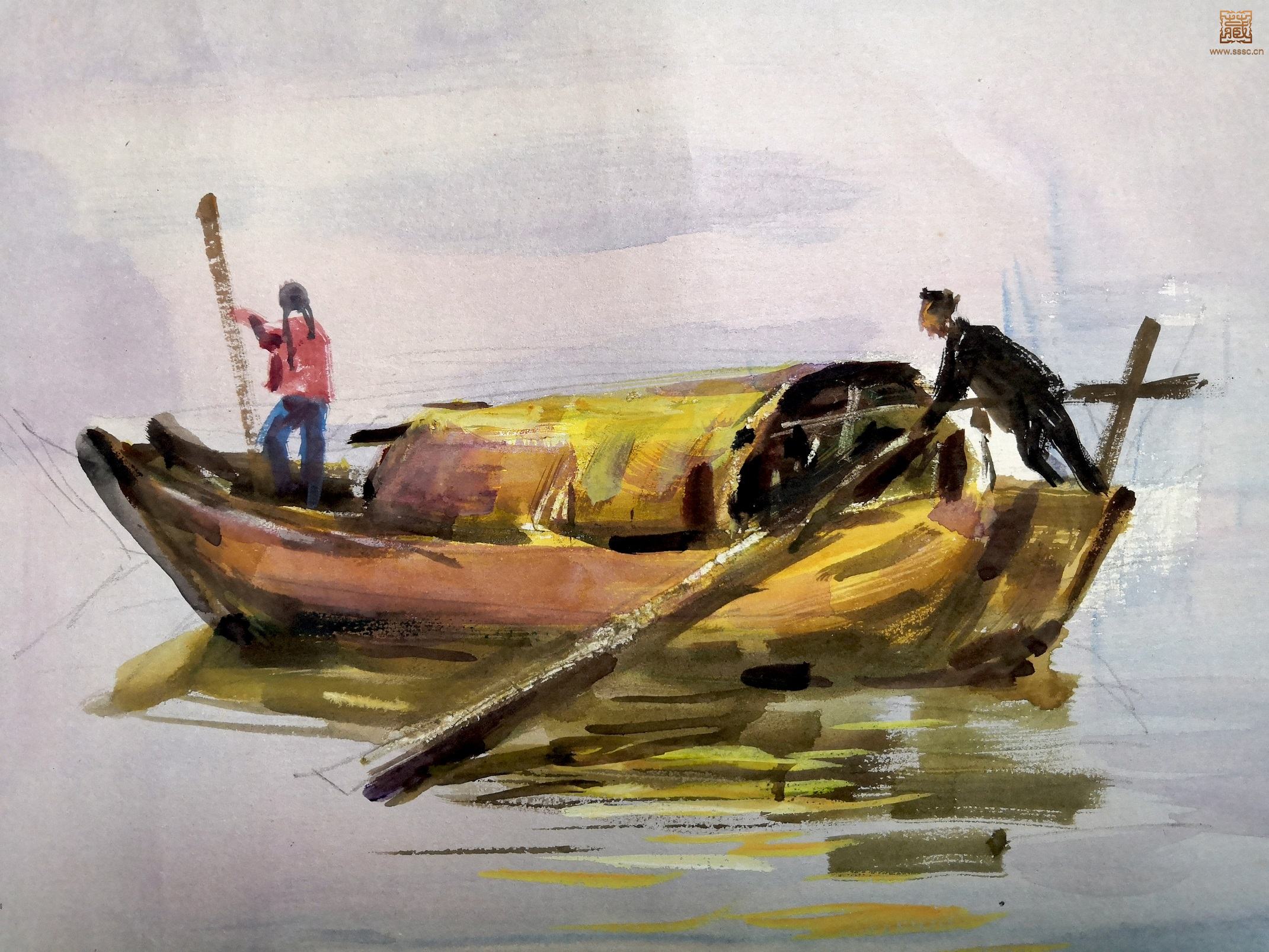 282  何志生《晚归》局部之二.jpg