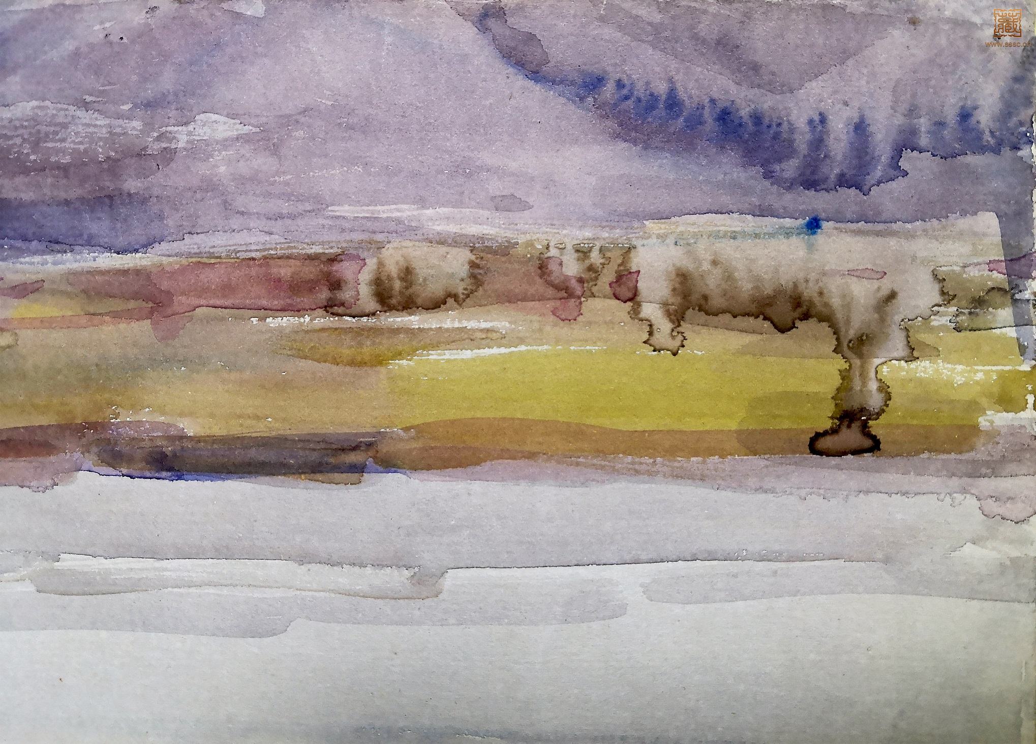 282  何志生《晚归》局部之七.jpg