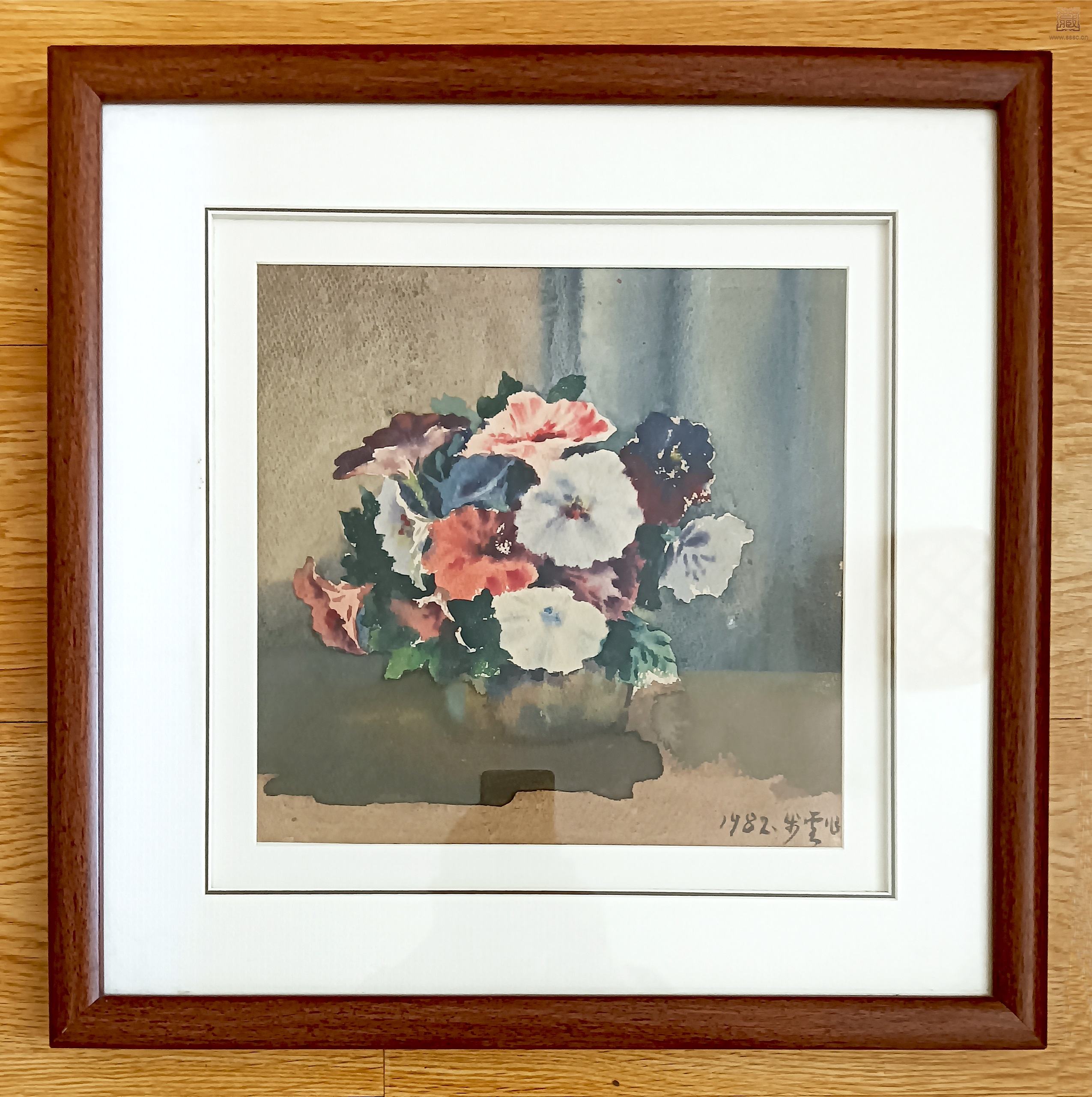 宋步云  画心33×33cm  1982年   原框50×50cm.jpg