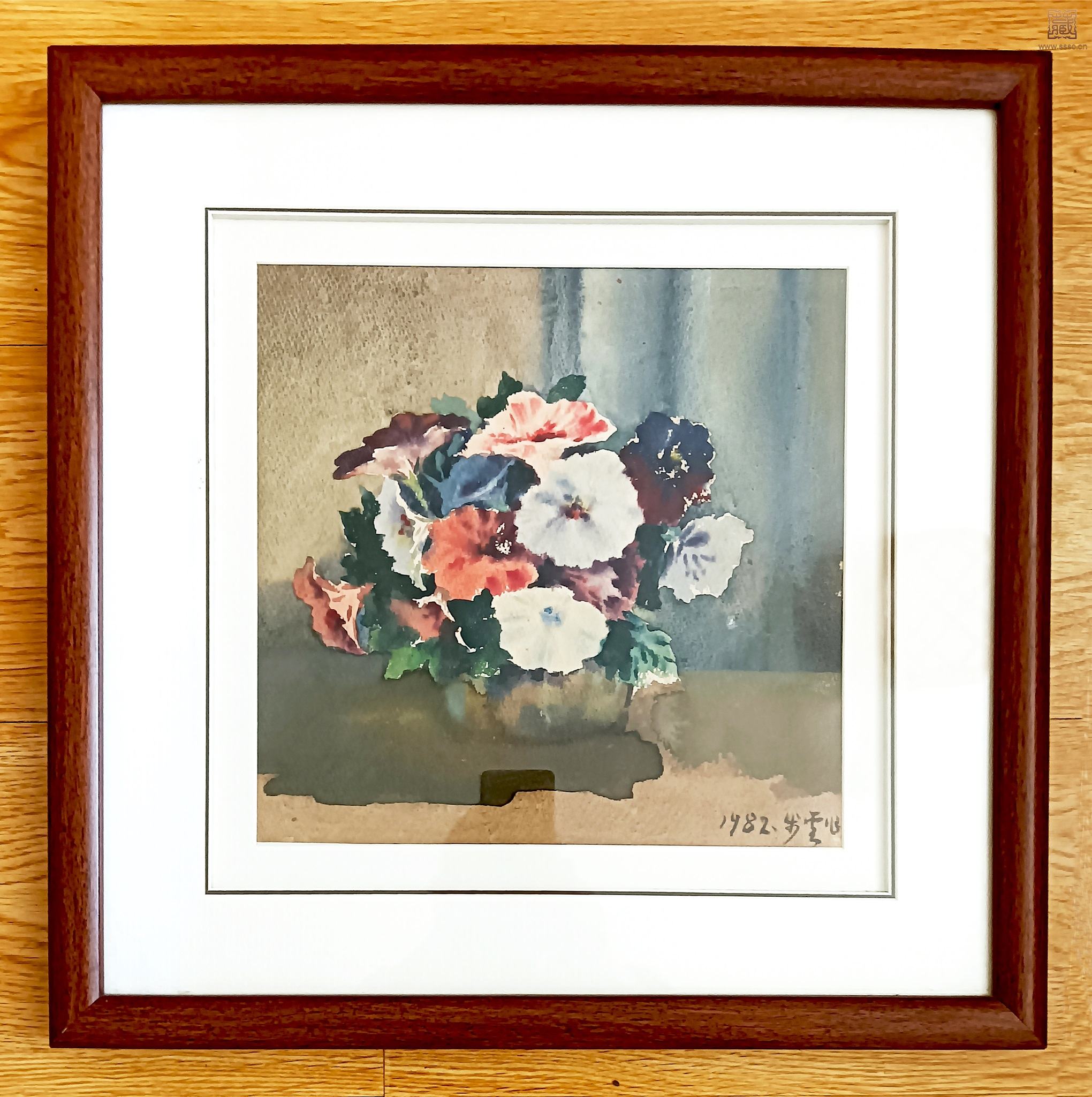 宋步云  画心33×33cm  1982年   原框50×50cm.jpg