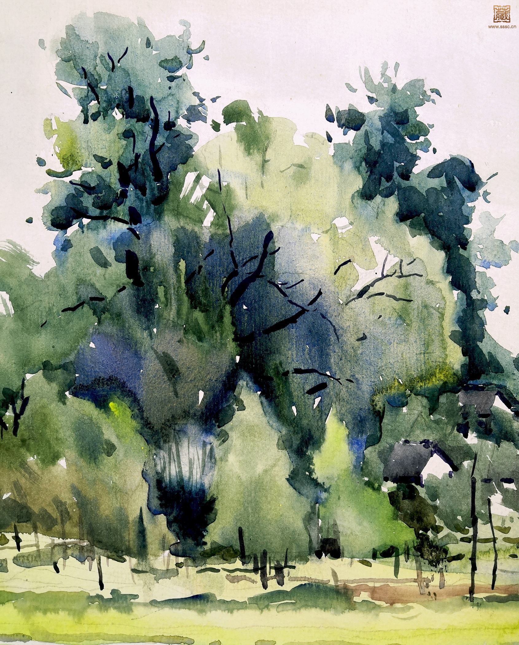 150  李剑晨《钟声》局部之四.jpg