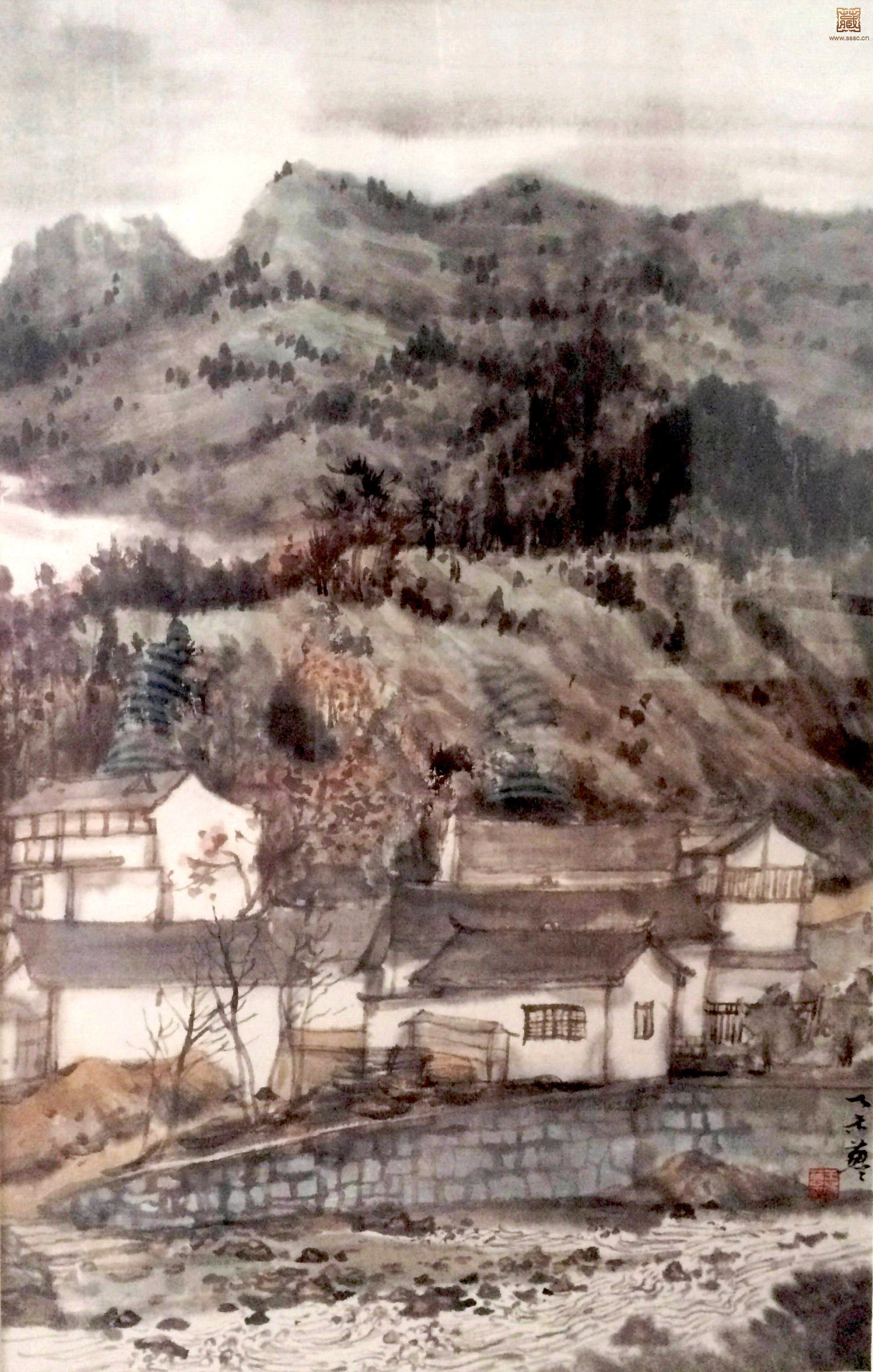 102  王葱葱水墨山水 31×49cm 2015年.jpg