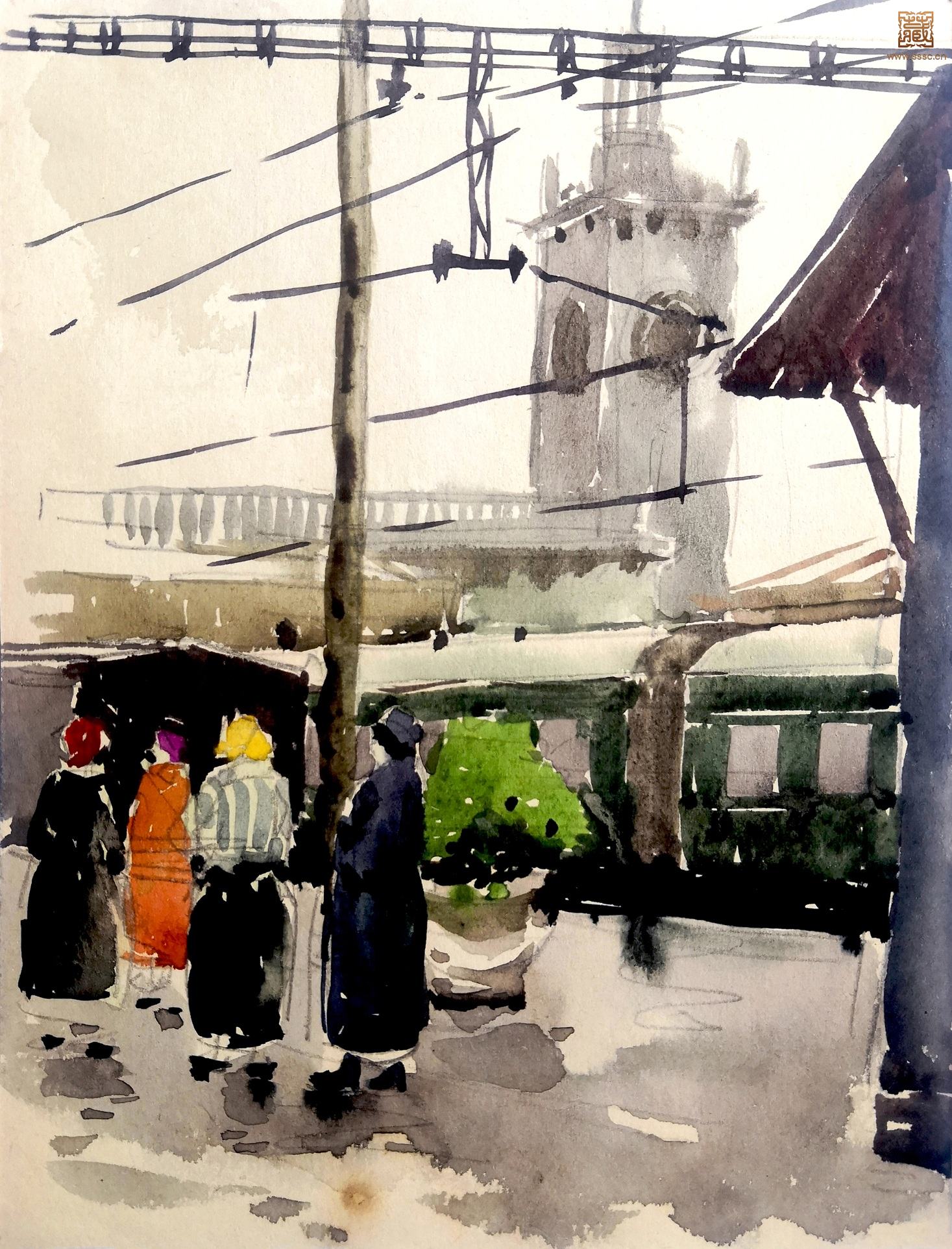 索契月台上   18.7×14.2cm   1959年.jpg