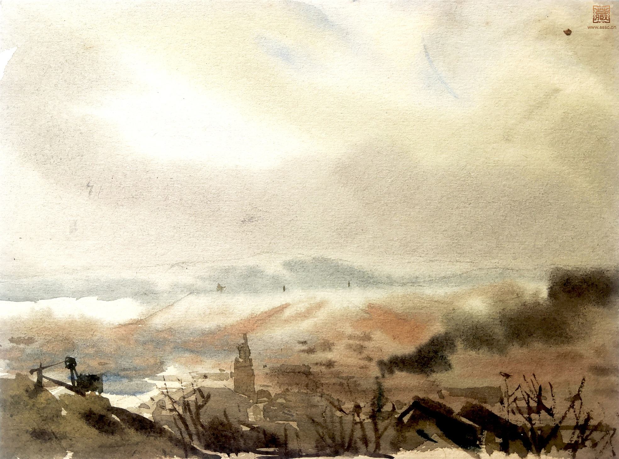 梯比里斯   13.5×18.3cm   1959年.jpg
