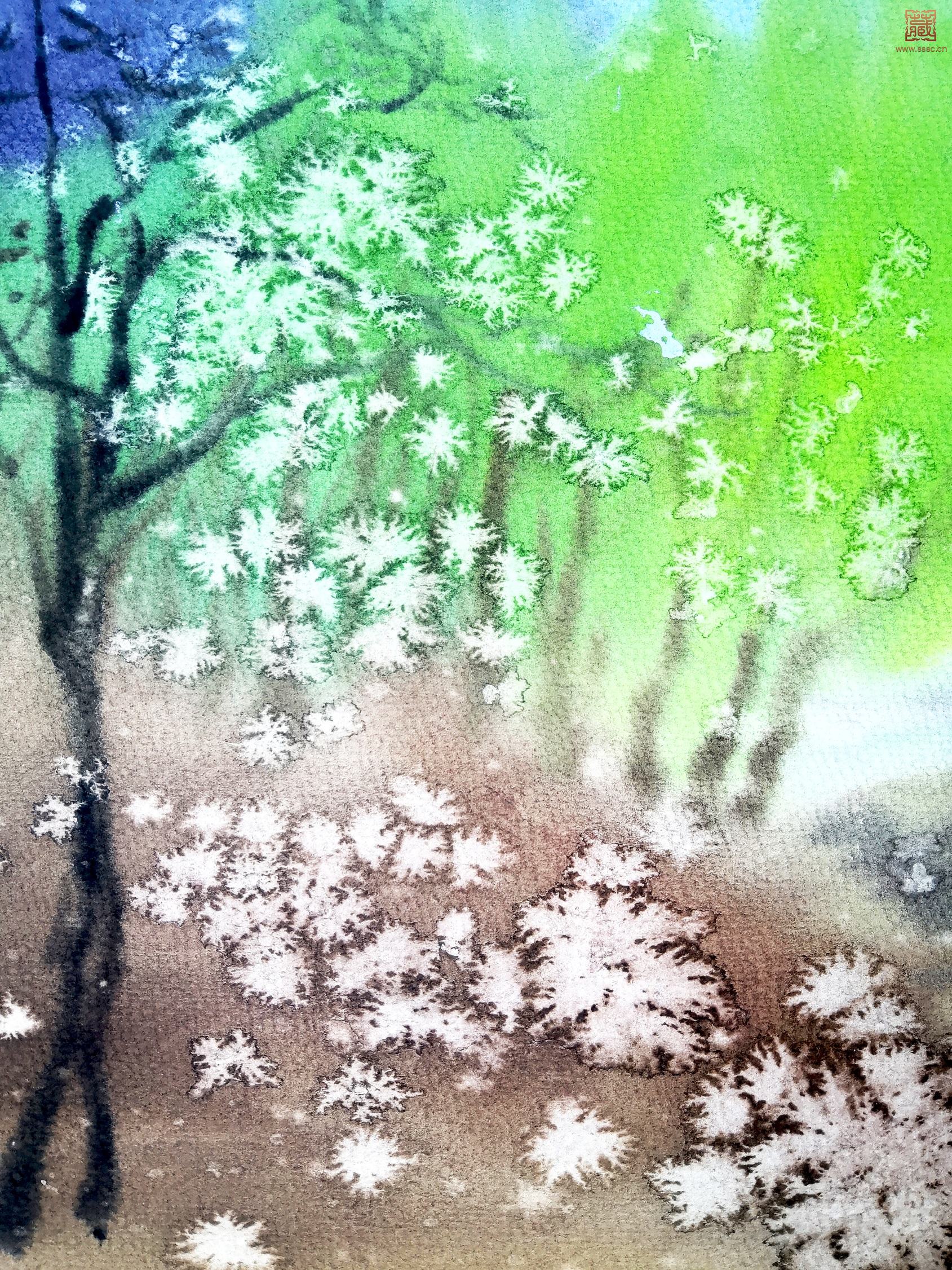 110  梁栋《花香柳绿》局部之二.jpg