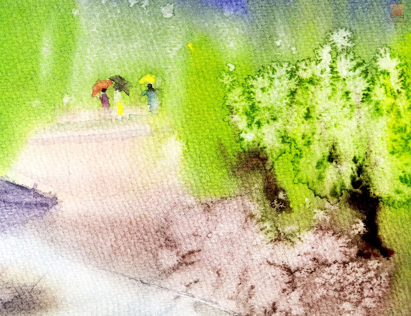 110  梁栋《花香柳绿》局部之四.jpg