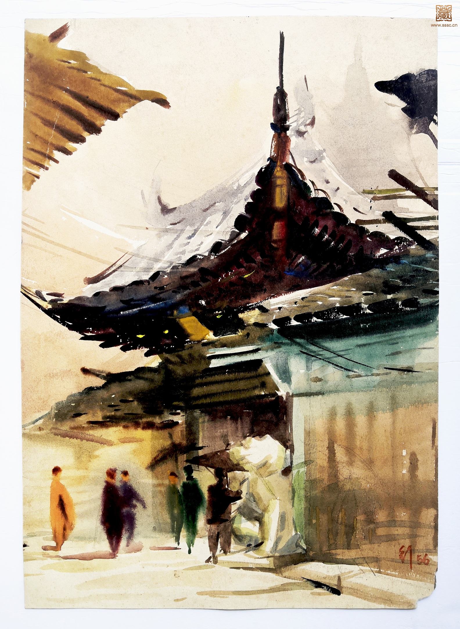 288  曹思明《龙华寺》.jpg