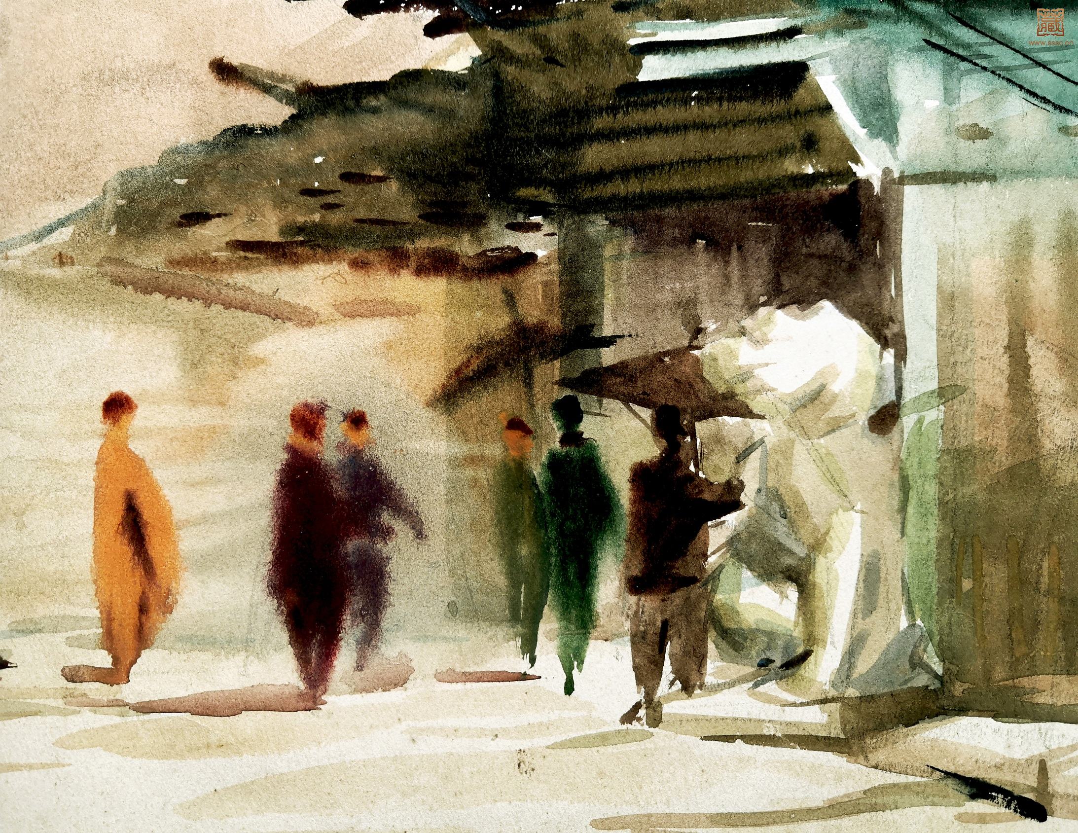 288  曹思明《龙华寺》局部之四.jpg