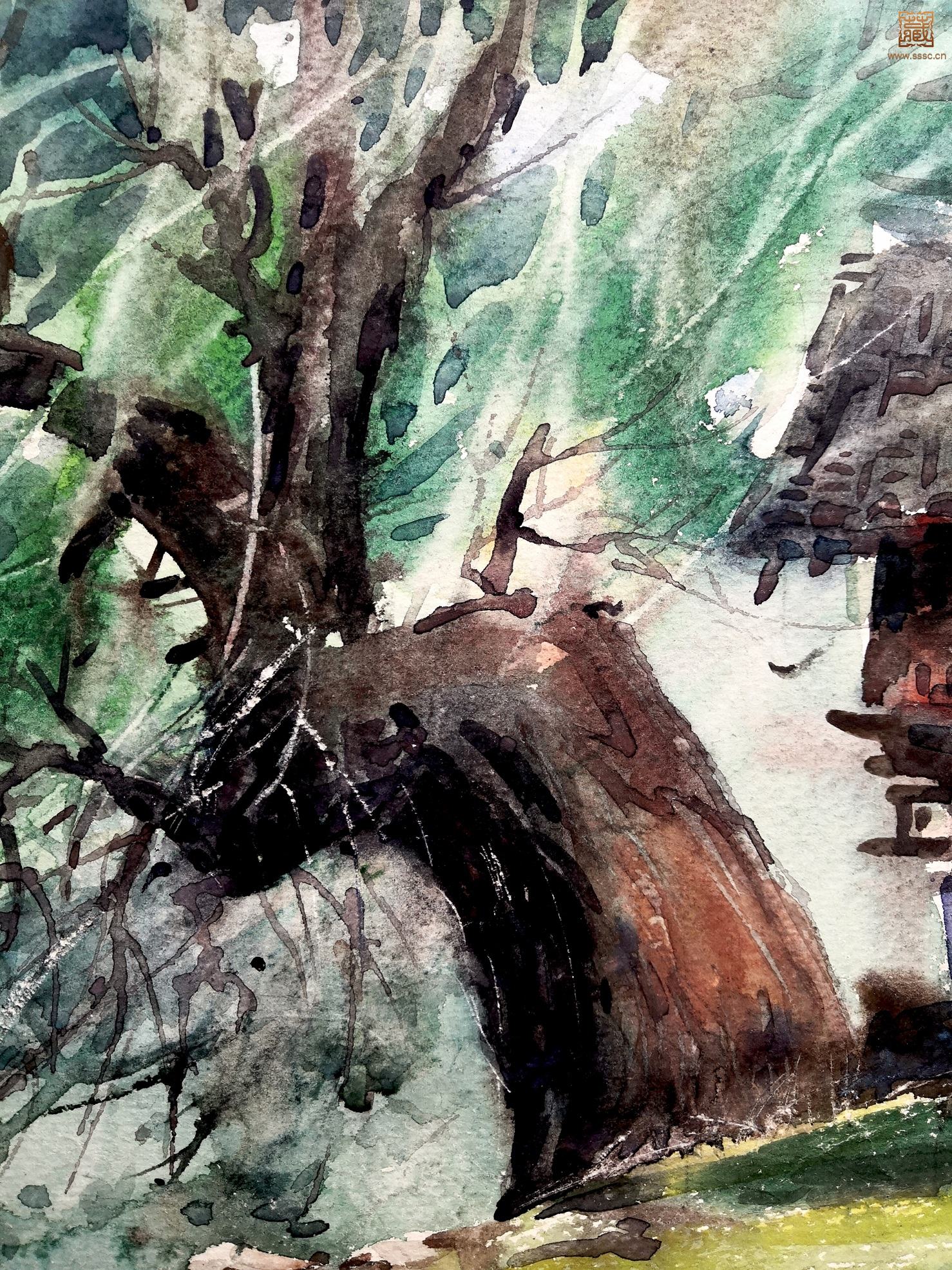 280  史亦芳《古槐树下》局部之三.jpg