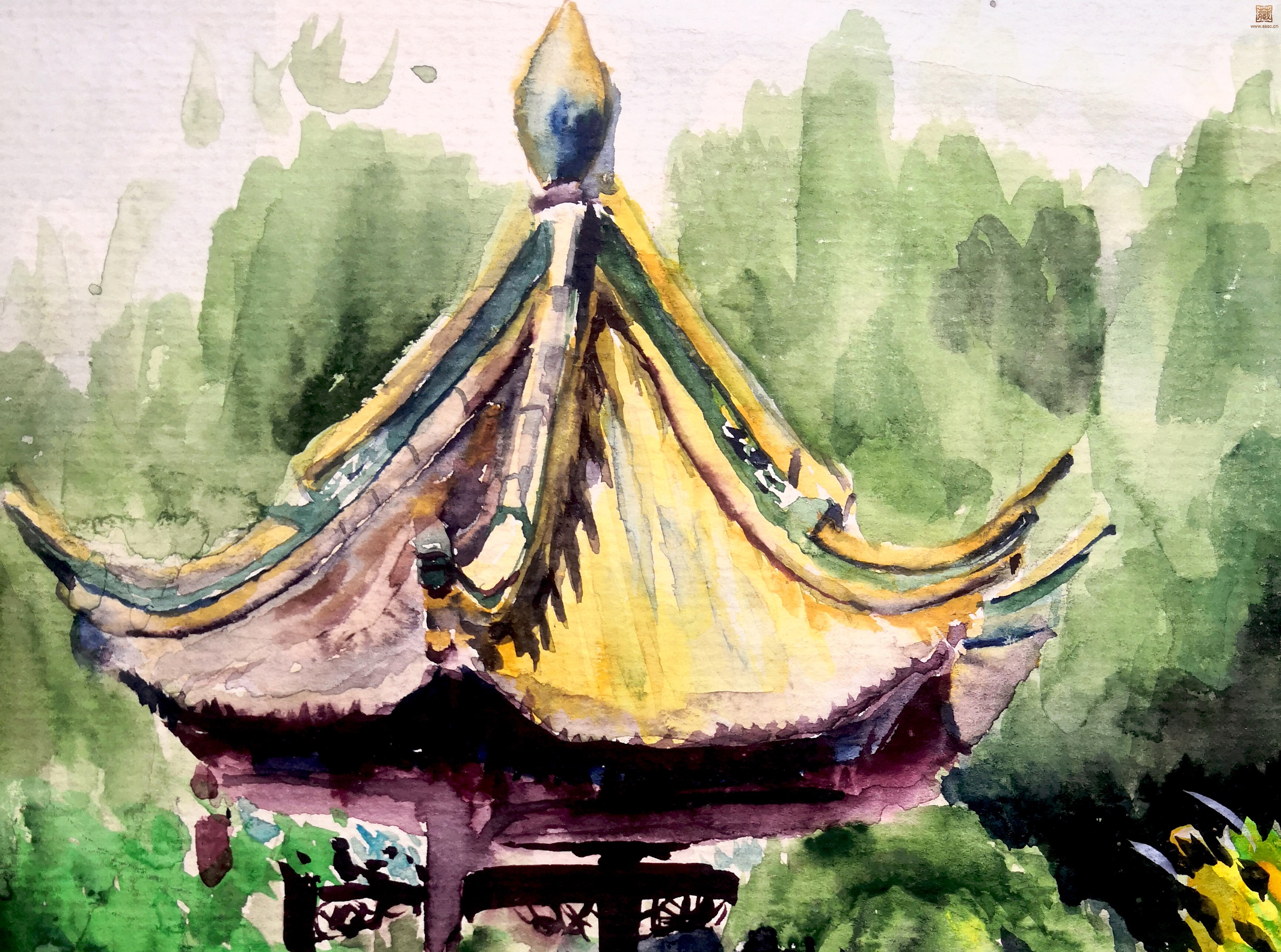 153  李剑晨《公园一角》局部之一.jpg