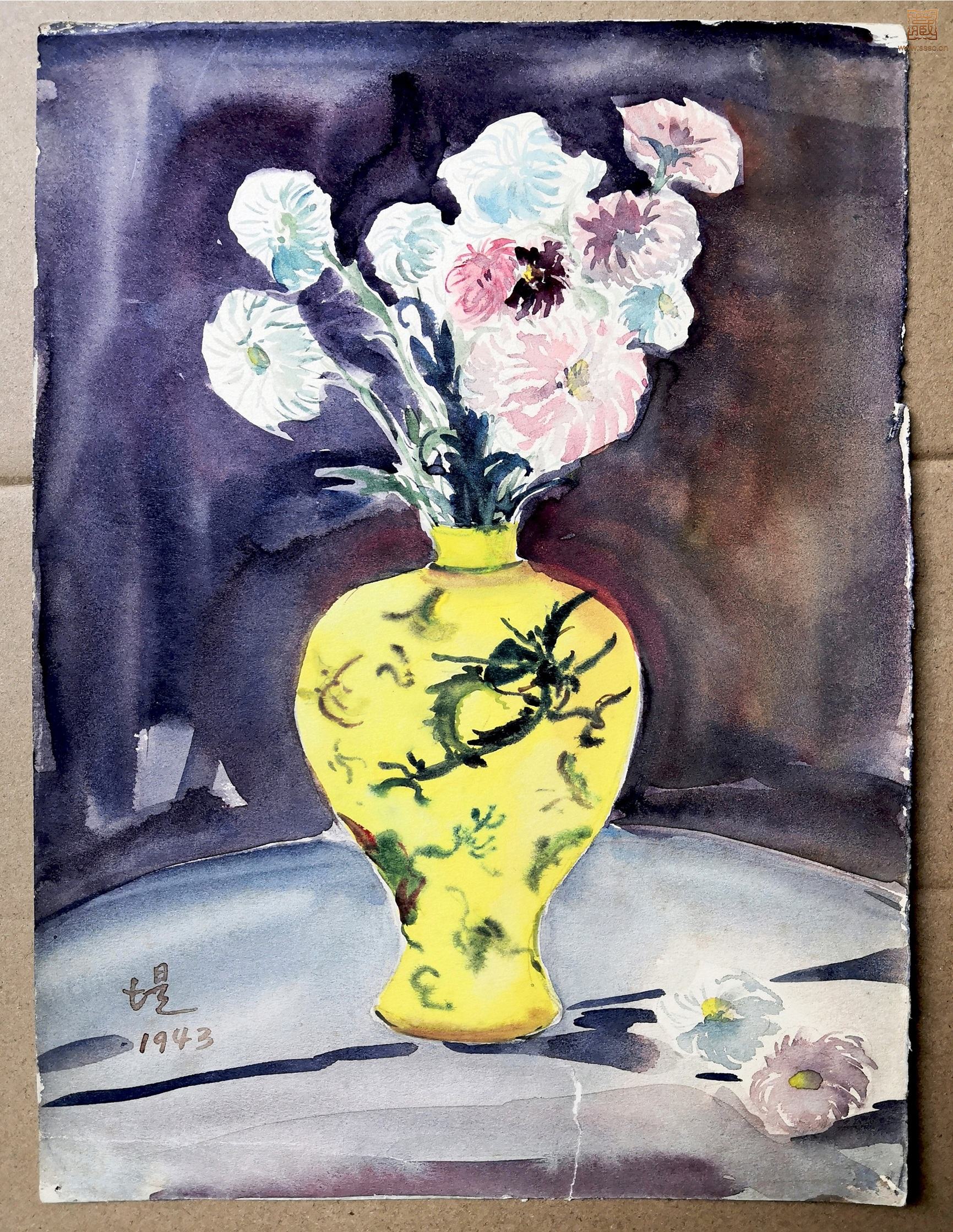 62  丘堤《瓶花》.jpg